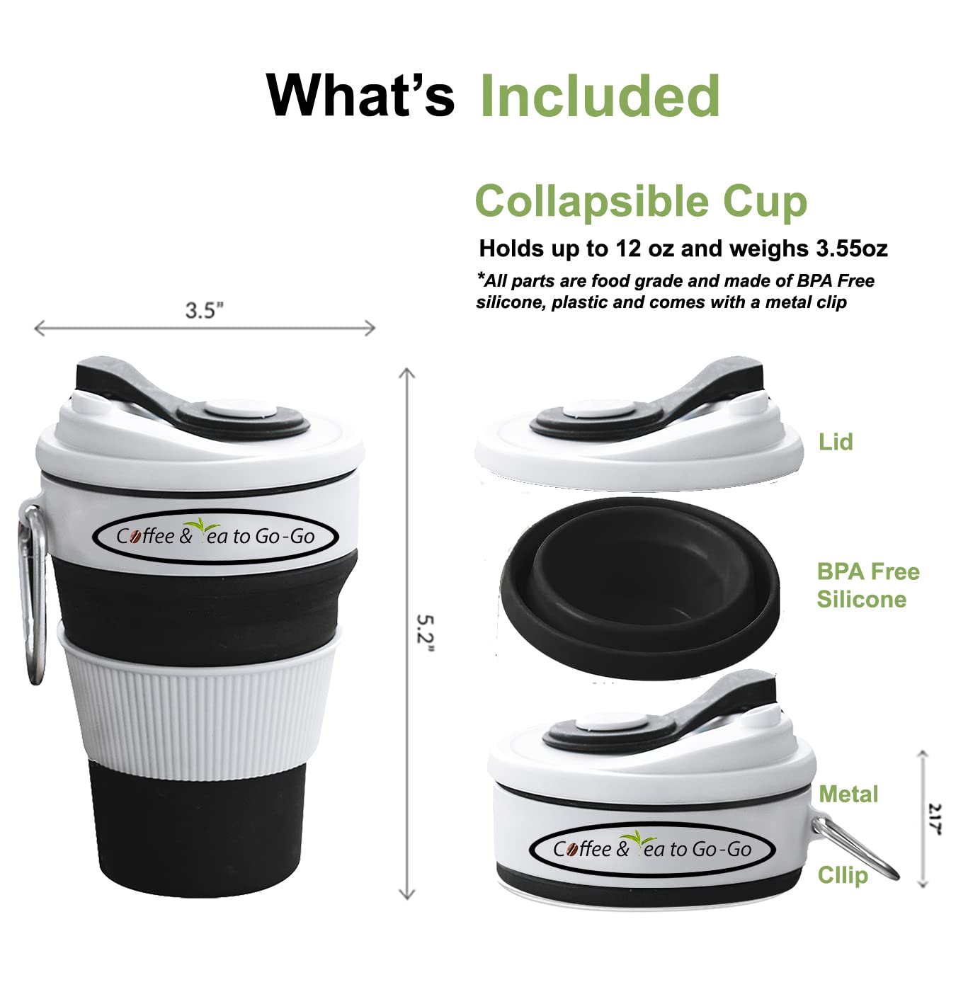 Coffee & Tea to Go Go - Collapsible Cup